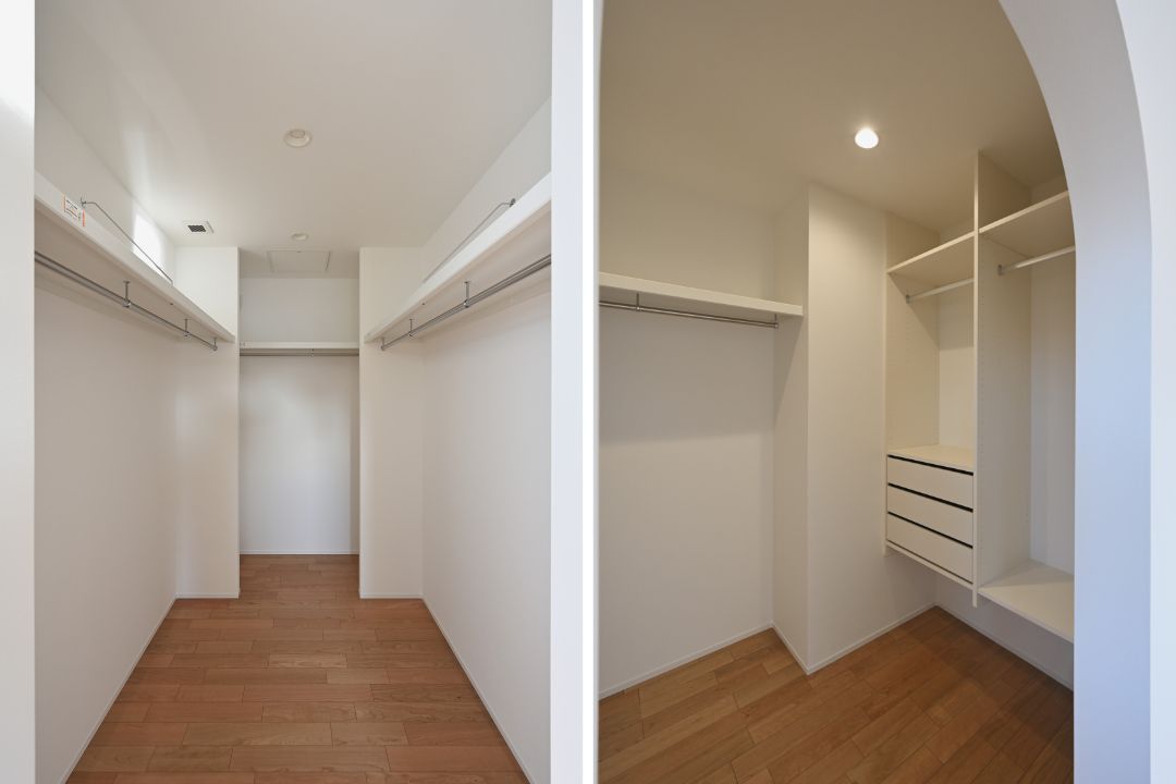 ものが増えても安心な充実の収納スペース イメージ画像